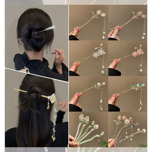 New Chinese-style Antique Hair Hairpin High-end Feeling Hair Hairpin Hanfu Chinese-style Headwear for Women