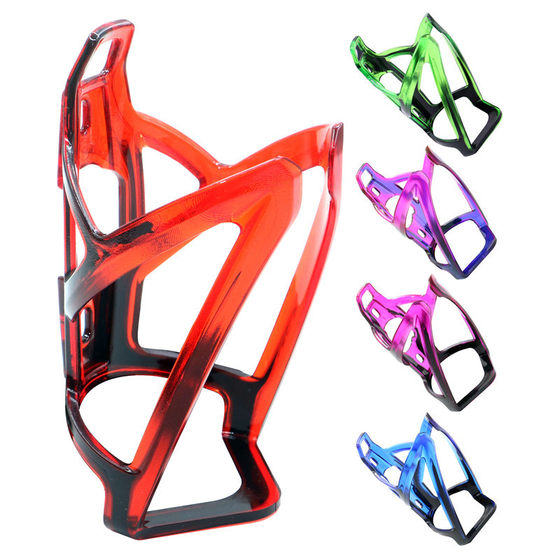 New Bicycle Water Bottle Holder Double Color Water Cup Holder Riding Accessories Equipment Bicycle Mountain Bike Water Cup Holder