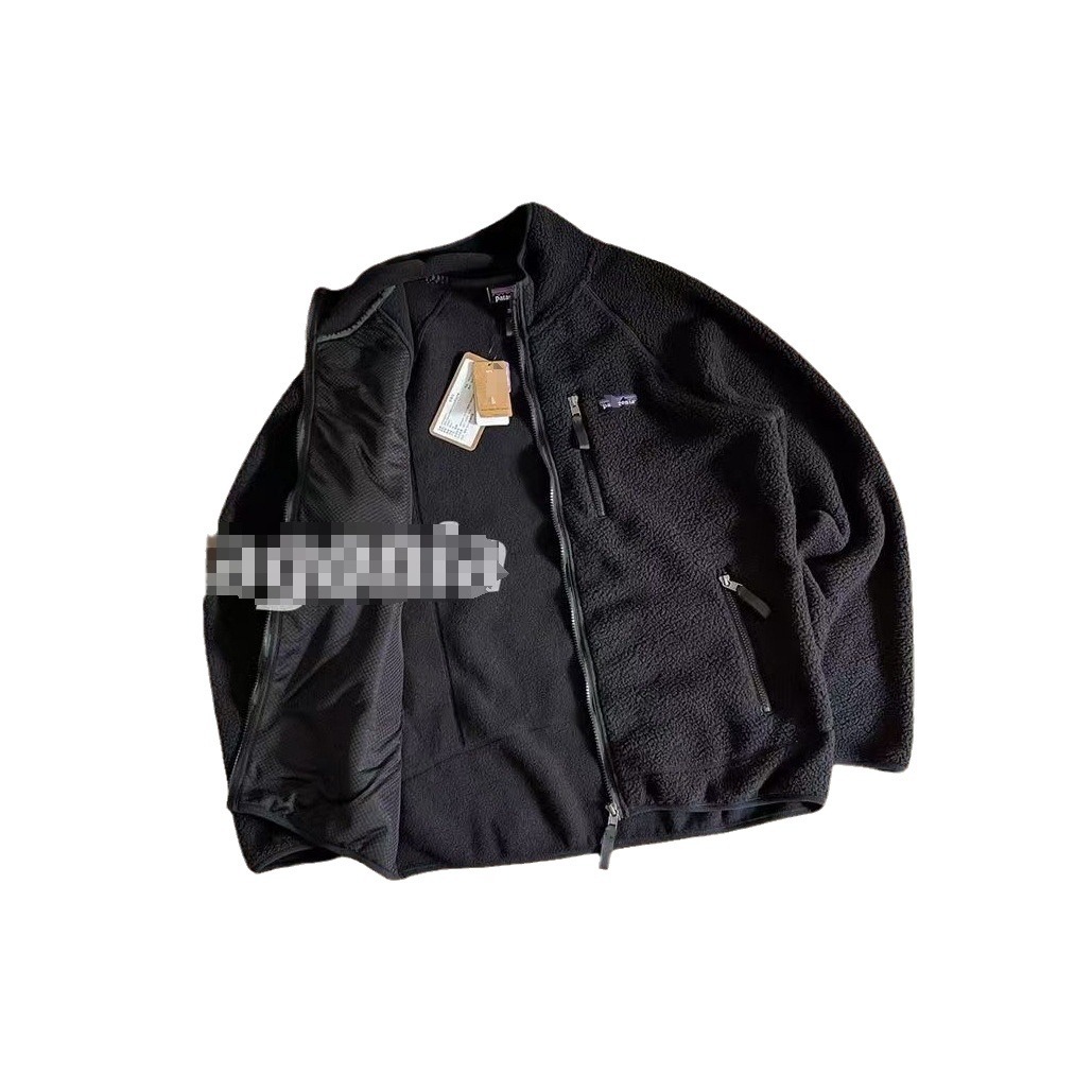 Foreign Trade Classic Lamb Fleece Jacket Outdoor Couple's Thickened American Size Large Thick Fashionable