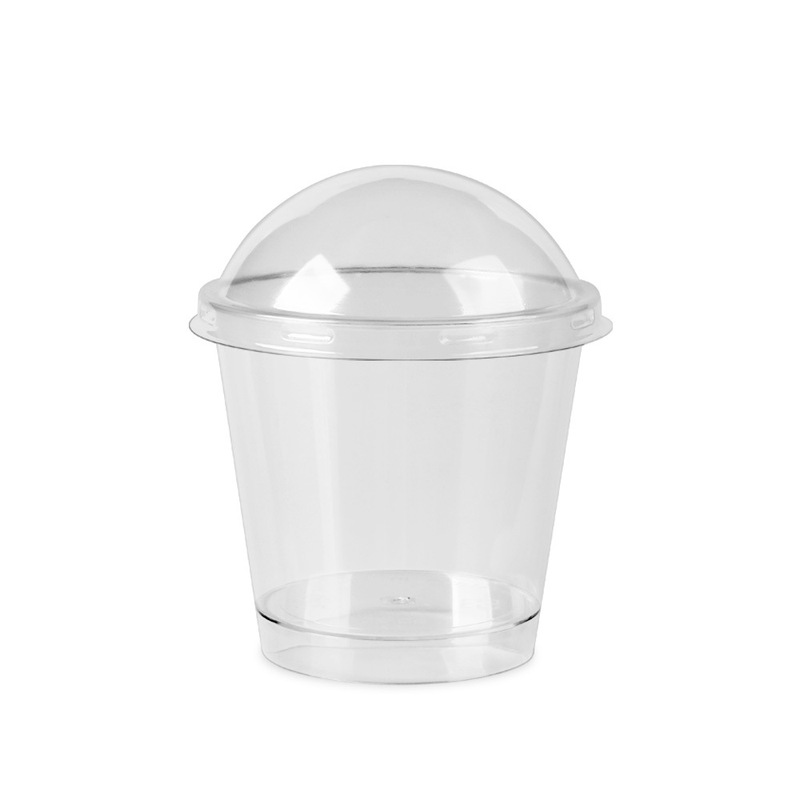 布丁杯蓋付きスプーンセット50個使い捨て木糠杯ムース杯ケーキヨーグルトカッププラスチックカップ200ml|undefined