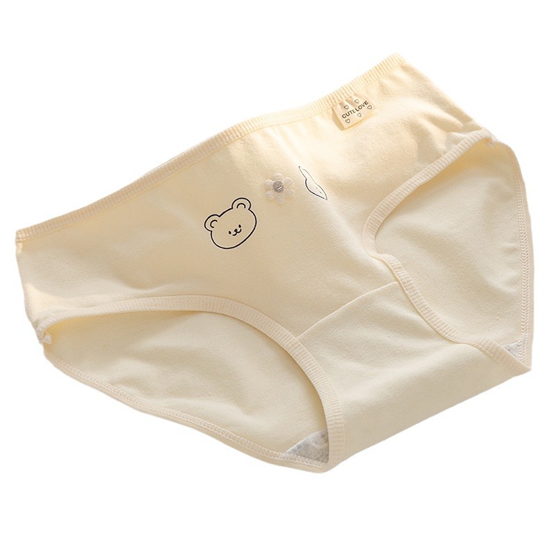 Tingweiya Class A baby cotton girl student underwear pure cotton crotch 5A full pants antibacterial soft briefs