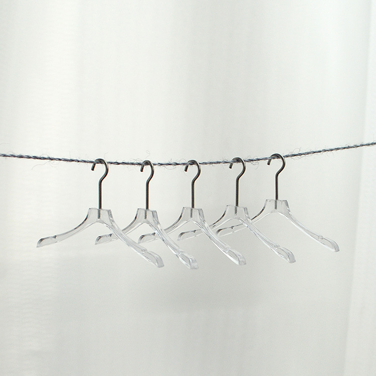 12 points 6 points miniature mini clothes hanger rack model OB11 doll house BJD GSC blythe clothes hanger