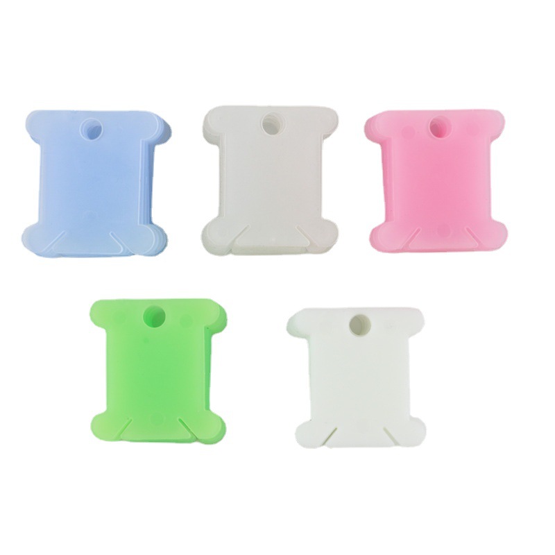Cross stitch winding board color plastic board winding board embroidery thread finishing tool 5 colors factory direct supply