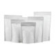 White Kraft Paper Inner Aluminized Bag Self-sealing Kraft Paper Bag Tea Packaging Bag Self-standing Food Bag Snack Sealed Bag