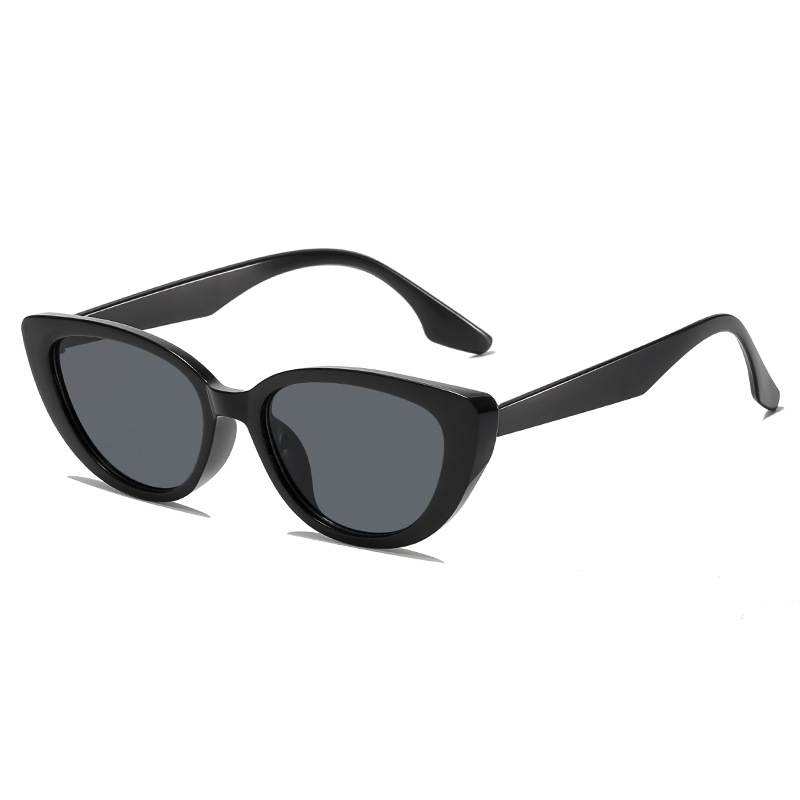 Pink cat's eye sunglasses women's brown summer high-grade new sunglasses men's sun protection net red retro fashion glasses