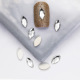 B46-4 * 8mm Flat horse eye