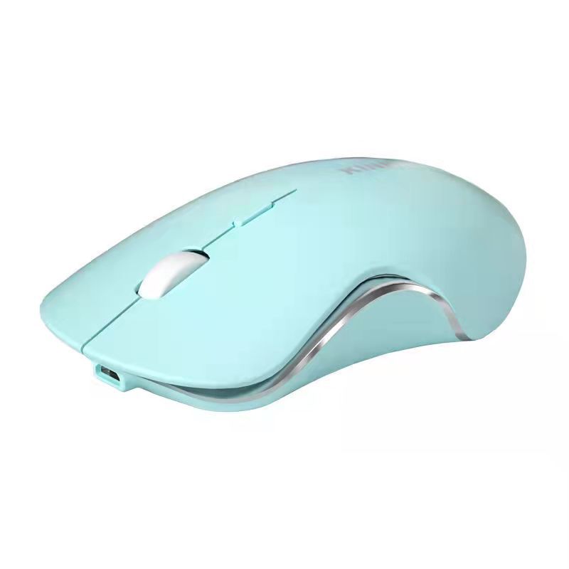 Mute Wireless Mouse Spot Bluetooth Dual Mode Charging Morandi Macaron Charging Game Office Girls Wholesale
