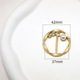 Y012 Pearl Japanese buckle (gold)