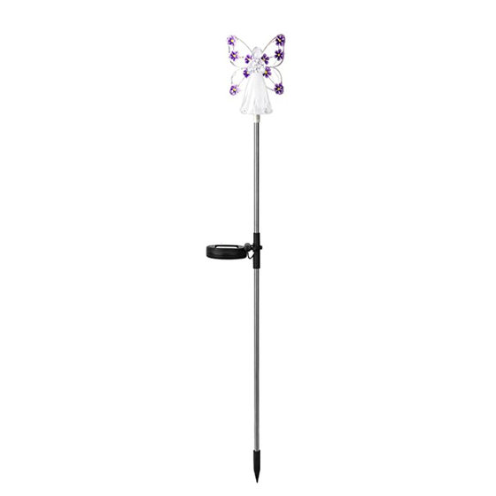 Amazon New Solar Angel Garden Lights Outdoor Decorative Angel Solar Lights Courtyard Garden Floor Insert Lights