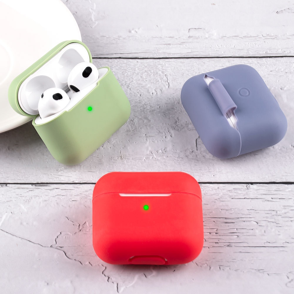 工厂适用于苹果airpods保护套Pro超薄硅胶防摔airpods3保护套