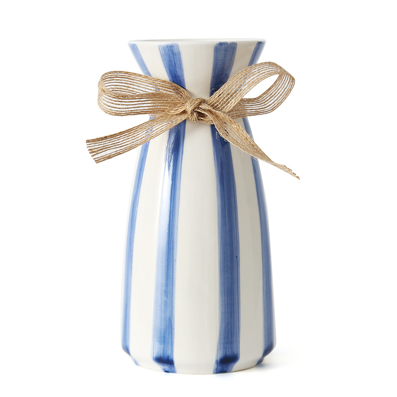 Factory direct ceramic vase wholesale home decoration living room dried flower vase homestay restaurant vase exquisite