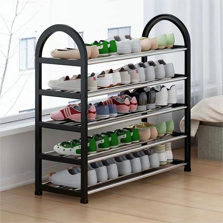 Simple plastic household multifunctional storage small shoe cabinet space-saving bedroom storage shoe rack a generation of postage