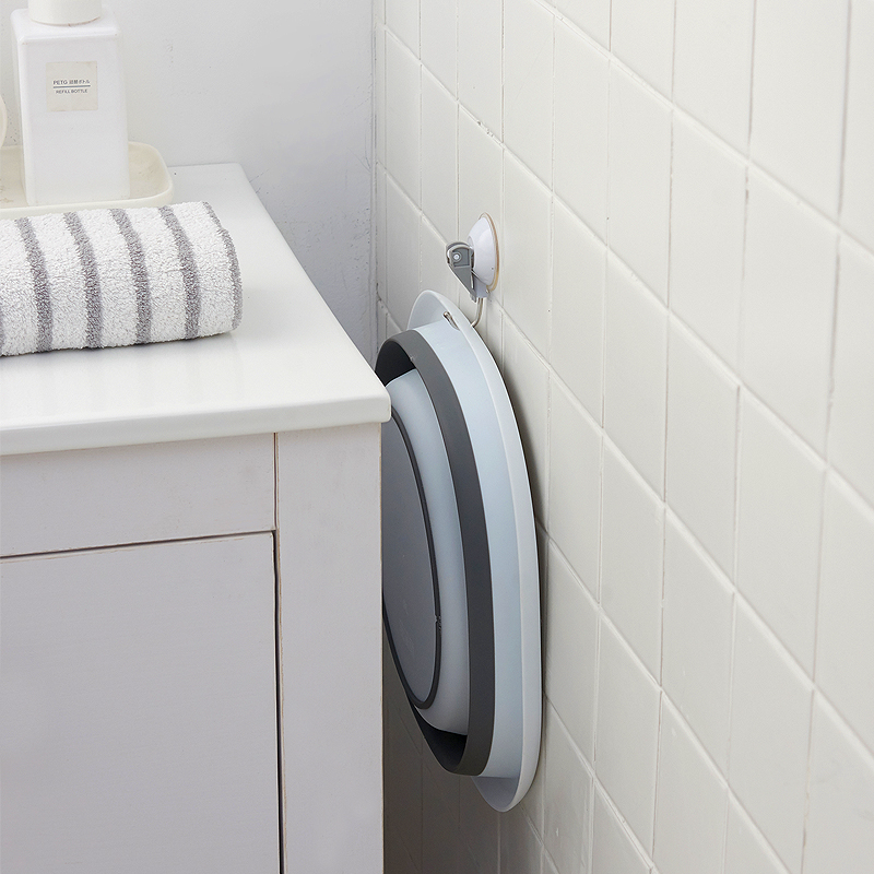 Folding Basin Portable Travel Foldable Basin Washbasin Student Dormitory Washbasin Plastic Small Basin Household