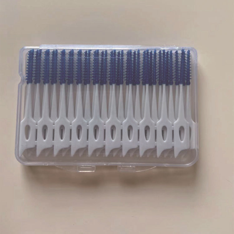 200 Support Oral Cavity Cleaning Care Massage Pointed Tooth Brush Double Head Soft Silicone Rotary Tooth Brush Soft Toothpick