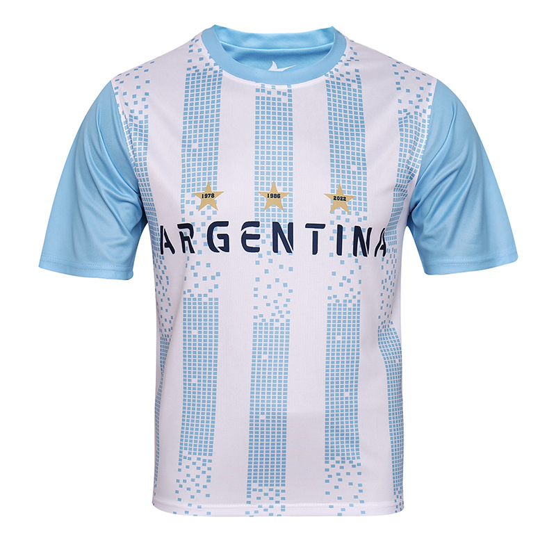 Euro 2024 Jersey America Cup Soccer Suit Short Sleeve Germany France Brazil Argentina Fans T-Shirt Summer
