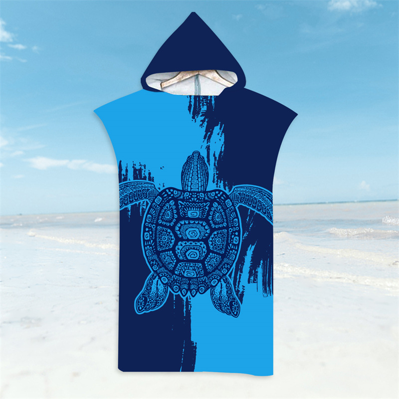 Blue sea turtle