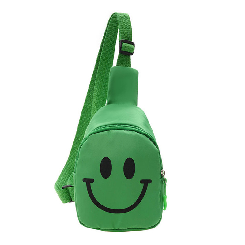 Smiley girl messenger bag 2023 new summer children's backpack large capacity medium and big Children Baby small bag small children