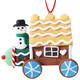 Cross-border new Christmas tree ornaments car a variety of manufacturers selling Christmas soft clay scene layout pendants