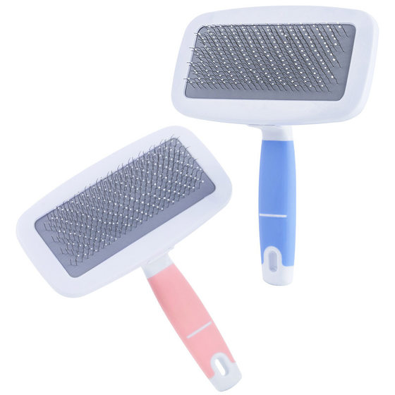 Pet comb pet hair brush cat and dog hair removal comb pet beauty knot comb stainless steel airbag pet needle comb