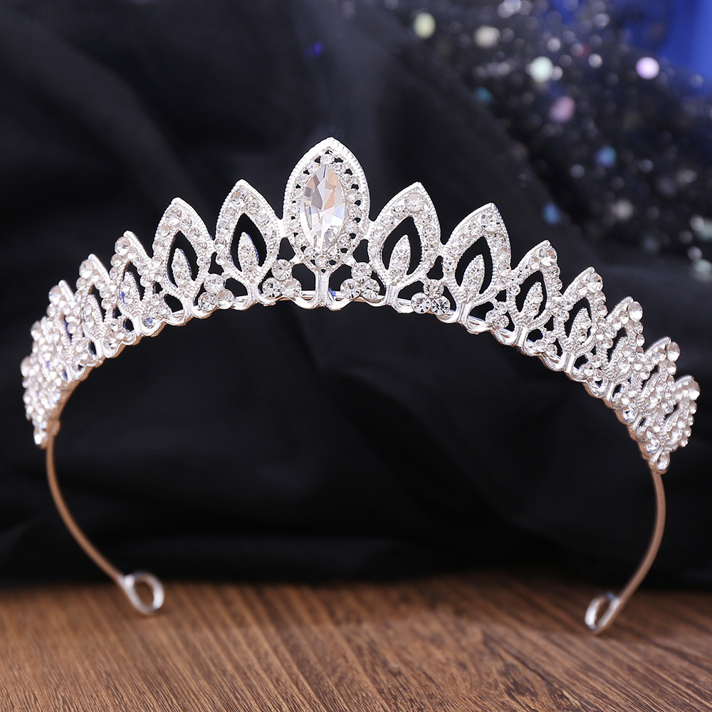 H1147 new bridal headdress exquisite rhinestone crown bride Princess Crown wedding accessories crown hair accessories
