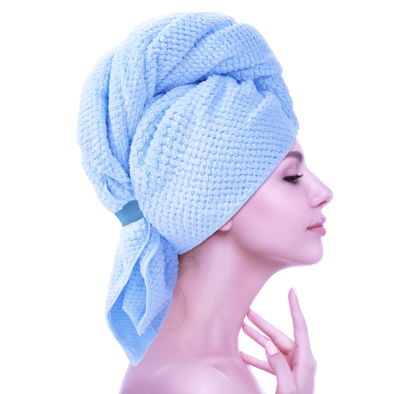Hair drying cap wholesale coral fleece hair drying towel quick-drying thickened hotel children's bathroom towel bath towel
