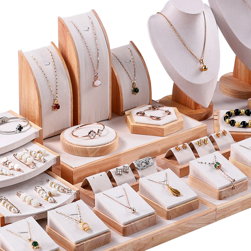 Jewelry counter display props ring earrings display plate jewelry plate rack jewelry display rack necklace rack bracelet rack