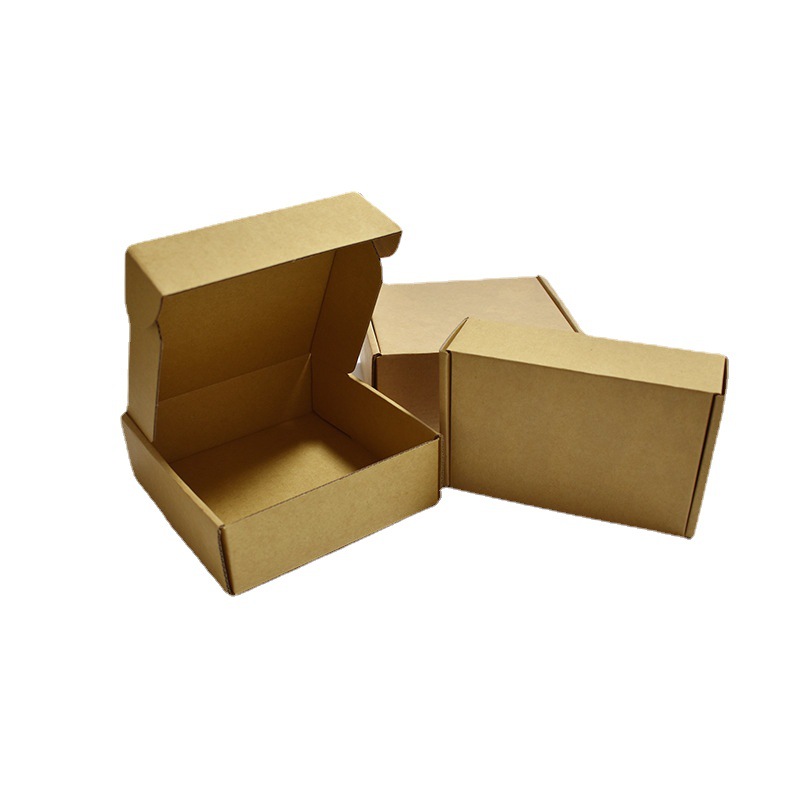 Square aircraft box Dongguan factory in stock direct delivery Amazon foreign trade packing box clothing carton packing box