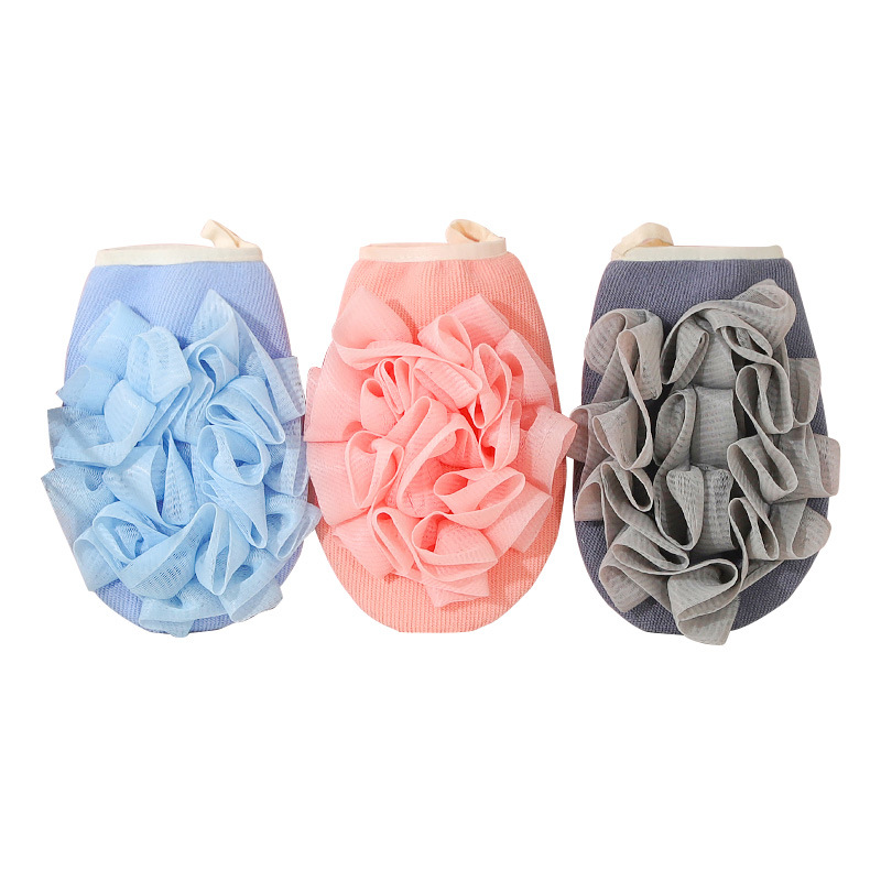 New double-sided thick strong household bath towel adult men and women bath towel decontamination artifact mud rubbing back gloves