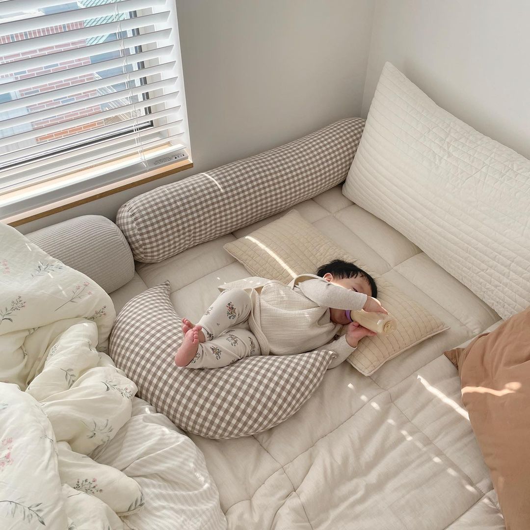 Pillow Baby's Sleeping Pillow Children's Sleeping Pillow Newborn Summer Cushion Pillow Girl's Pure Cotton Cute Pillow