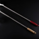 Round head barrel brush pole