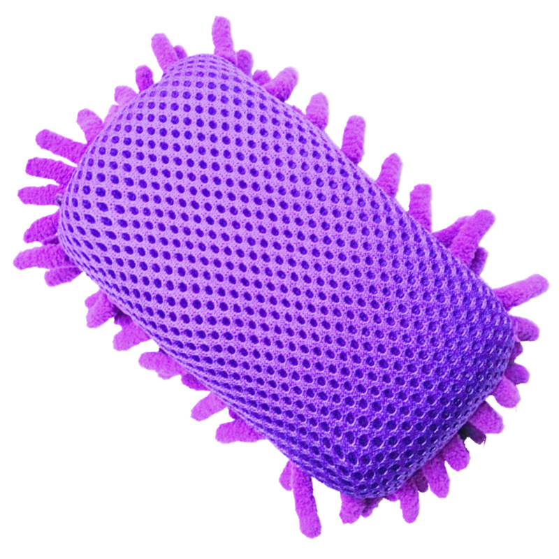 Tutor supplies Japanese children's DIY blackboard eraser chenille coral fleece cleaning sponge block dust removal whiteboard eraser