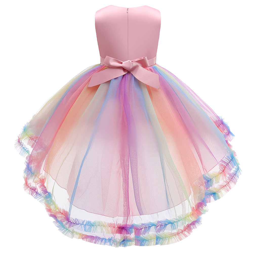 Foreign Trade Amazon New Unicorn Children's Dress Girl Princess Dress Children's Dress Princess Dress
