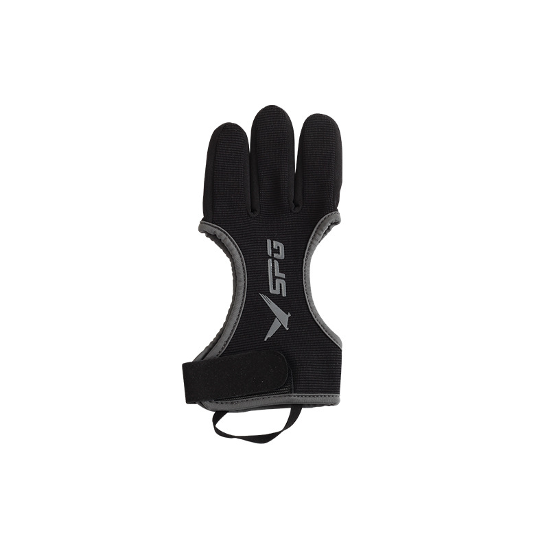Factory direct archery three-finger finger protection traditional American hunting reflex Mediterranean string finger protection gloves bow and arrow accessories