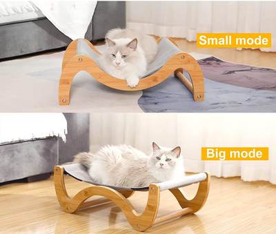 Simple cat casual play Shaker cat sleeping pet bed leather easy to clean pet supplies