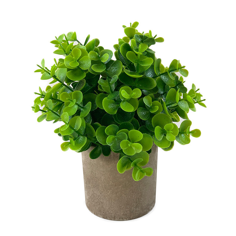 Amazon cross-border small potted plant simulation green plant Nordic style home decoration desktop ornaments mini plant bonsai
