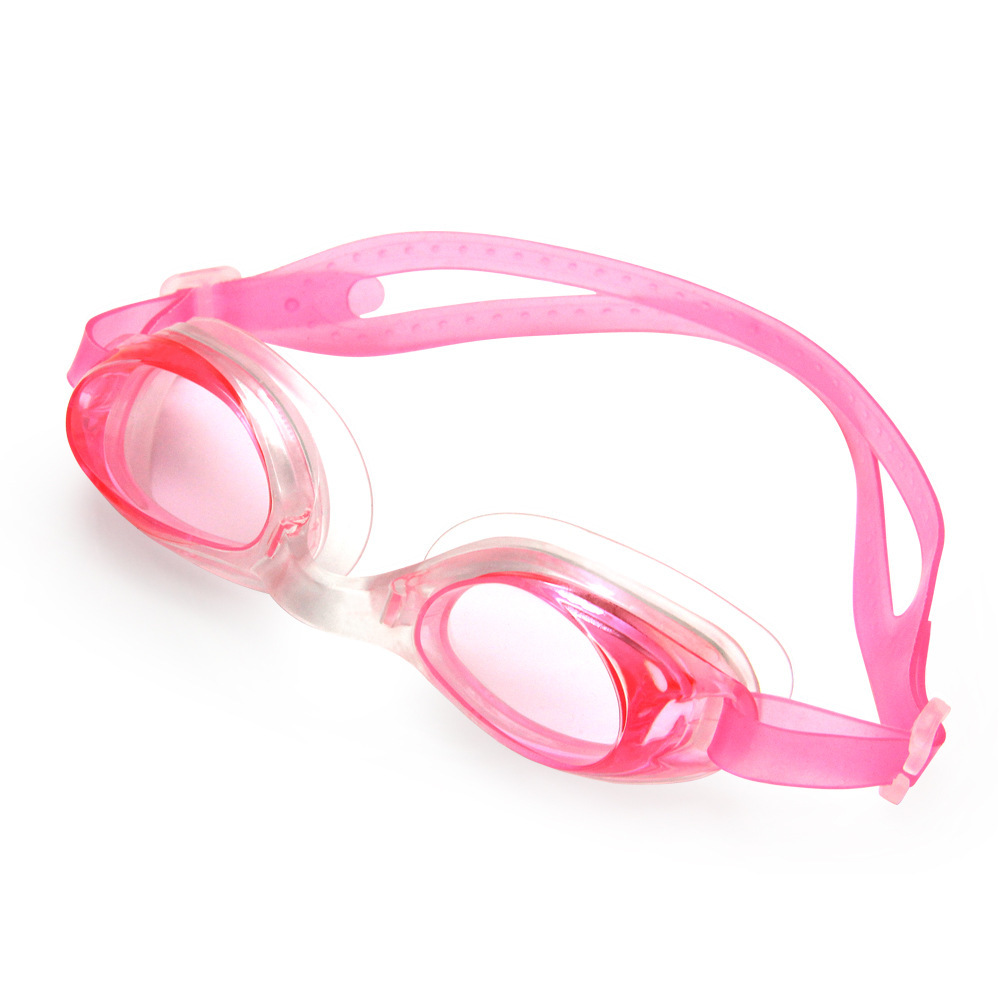 Factory direct spot wholesale bag professional waterproof transparent high-definition adult children's men's and women's flat one-piece swimming goggles