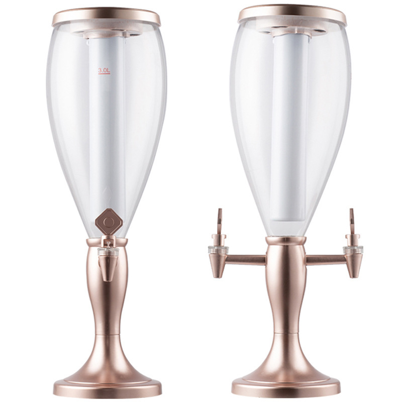 ビール砲3リットル酒塔バービール桶容器充電灯ネット赤ヘレン司コーラ桶代発|undefined