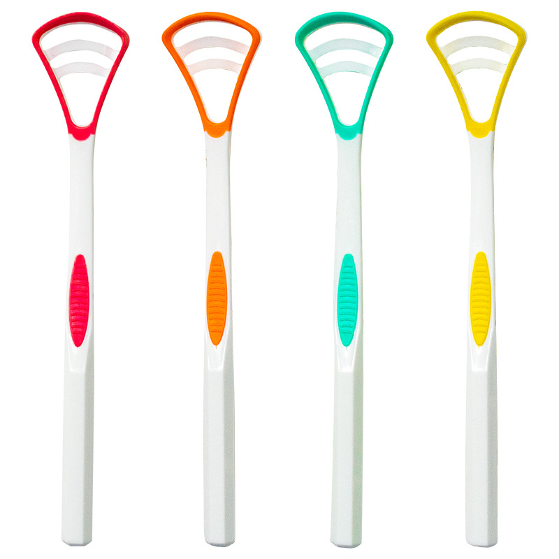Youjie tongue care scraper tongue coating cleaner tongue scraper remove bad breath oral care independent pack tongue brush
