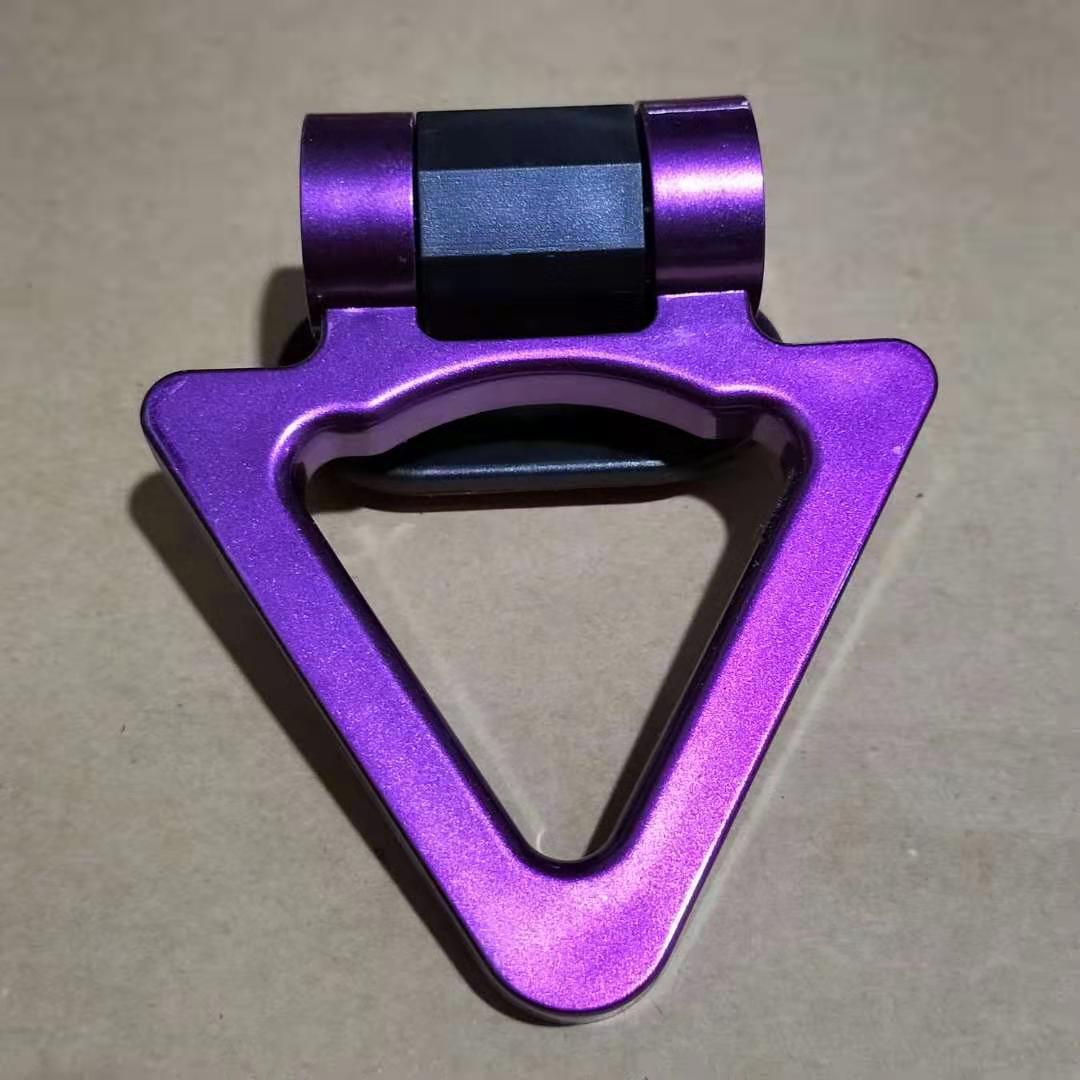 [Factory Wholesale] Auto Supplies Modified Front Bar Trailer Hook Plastic Adhesive Trailer Hook Triangle Decoration