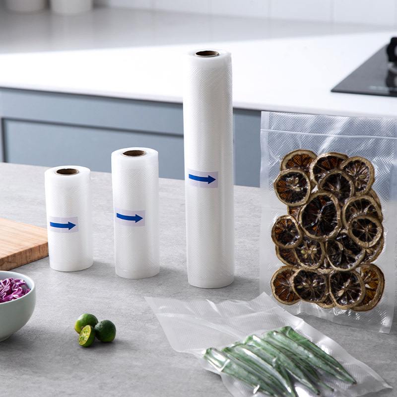 Reticulated Road vacuum bag kitchen cooked food vacuum storage packaging bag cross-border vacuum packaging machine food sealing bag