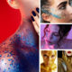 Fit Colors 8 Color Body Painted Sequins Stick Face Lip Star Glitter Eyeshadow Holiday Stage Makeup Cross 