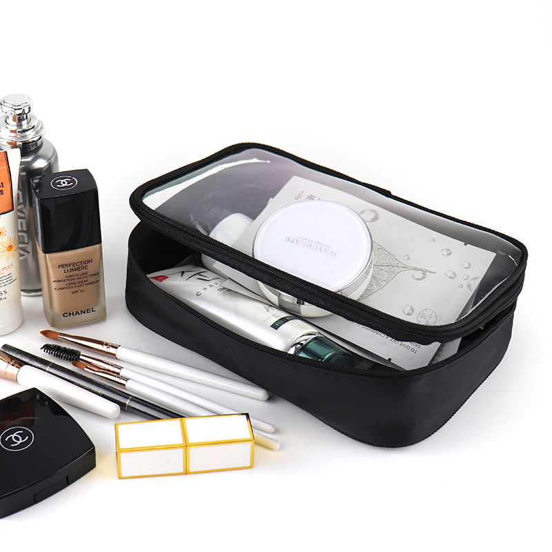 2022 factory direct a generation of cosmetic bag transparent black 2021 new super fire mesh storage bag White