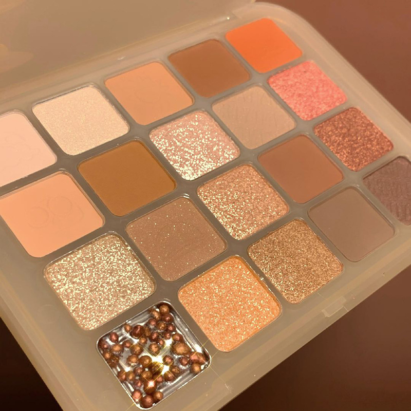 DIKALU chestnut twenty color eyeshadow plate pearlescent earth color pomegranate seed crisp fragrant rice eyeshadow ins same style