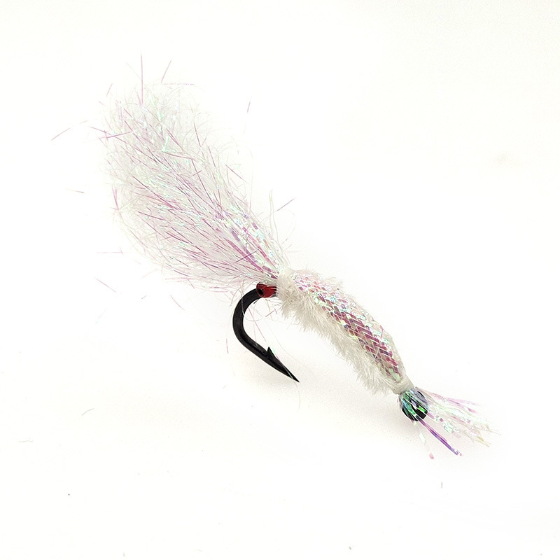 Egret Flying Road Asia Flying Fishing Red Eye Foundation Ice Shrimp High Carbon Steel Reinforcing Hook Foundation Ice Shrimp Wholesale