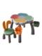 Wangao building block table compatible with Lego children's building blocks particle puzzle assembled multi-functional study table wholesale toys