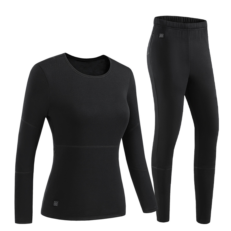 Cross-border hot heating full body warm winter USB power supply wholesale electric heating suit men's and women's underwear in zone 28
