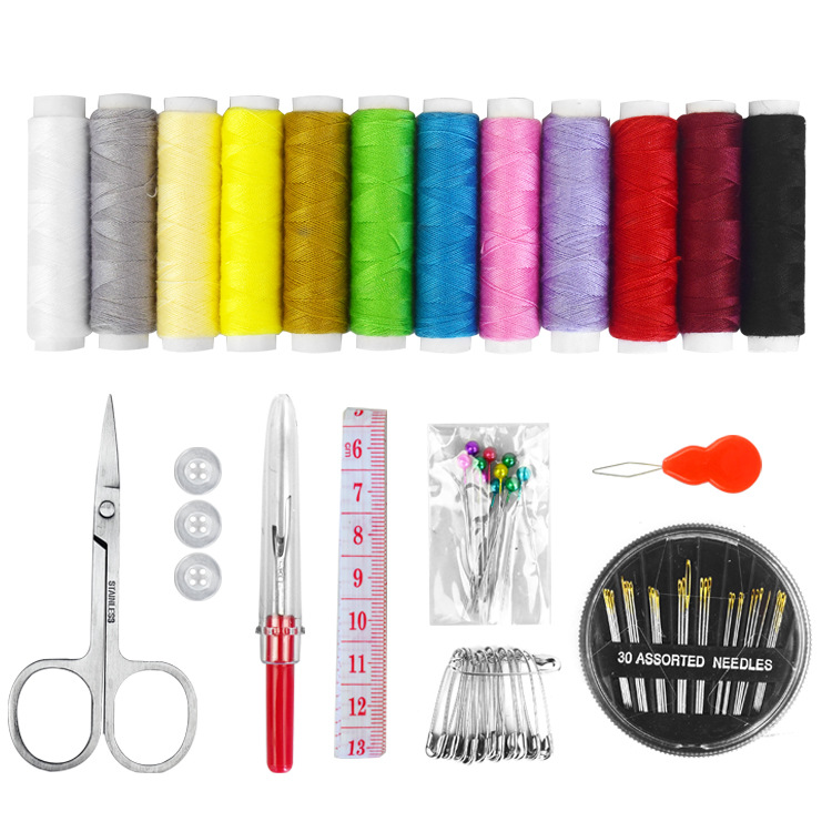 Factory Direct sewing kit suit home storage bag 70PCs fabric sewing kit travel sewing kit