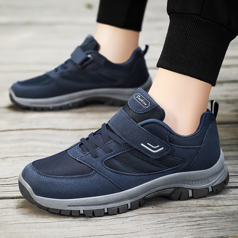 Walking shoes men's autumn 2024 New Live broadcast generation old shoes middle-aged and elderly running shoes comfortable sneaker