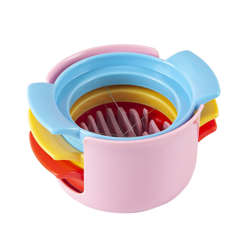 Cross-border in stock four-in-one Multi-functional Japanese egg cutter household 304 stainless steel egg slice preserved egg split