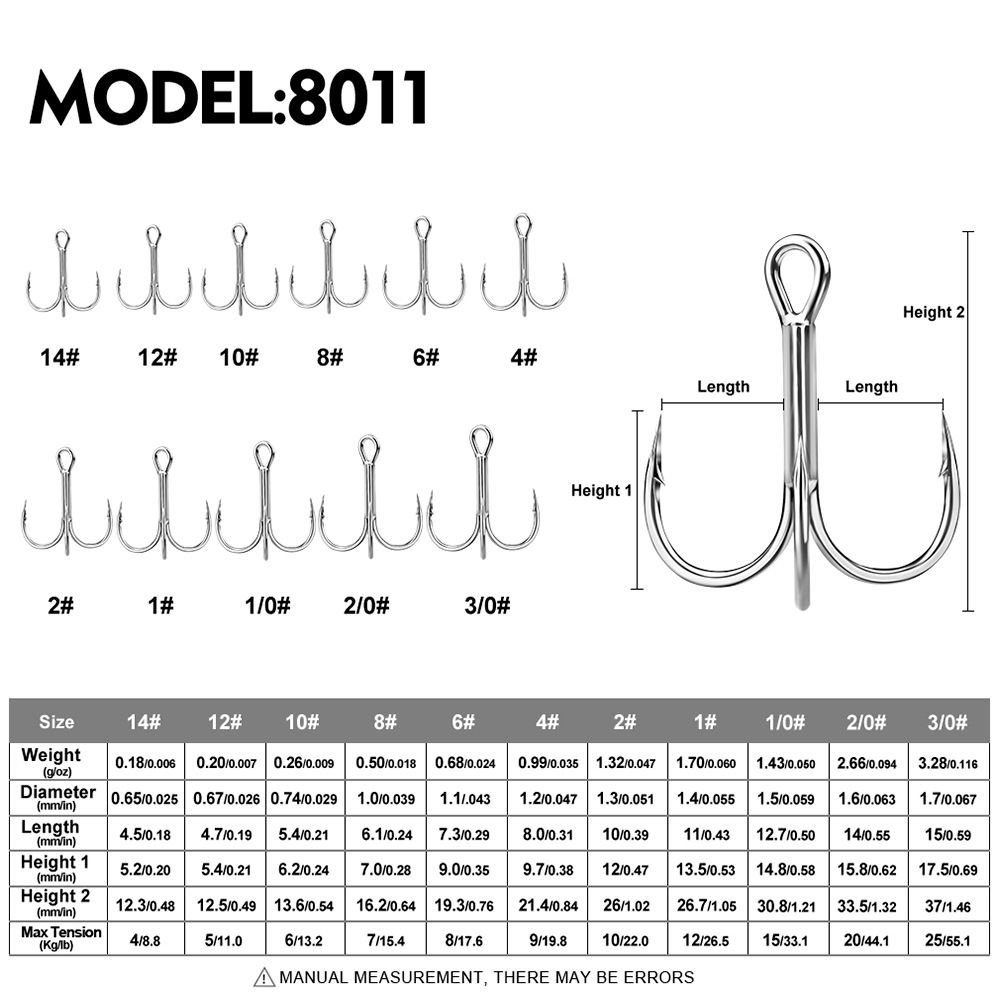 Luya Three Hook Blood Slot Hook Anchor Hook Three Claw Spear Hook Butterfly Hook Reinforcing Wool Hook Bait Hook Wholesale